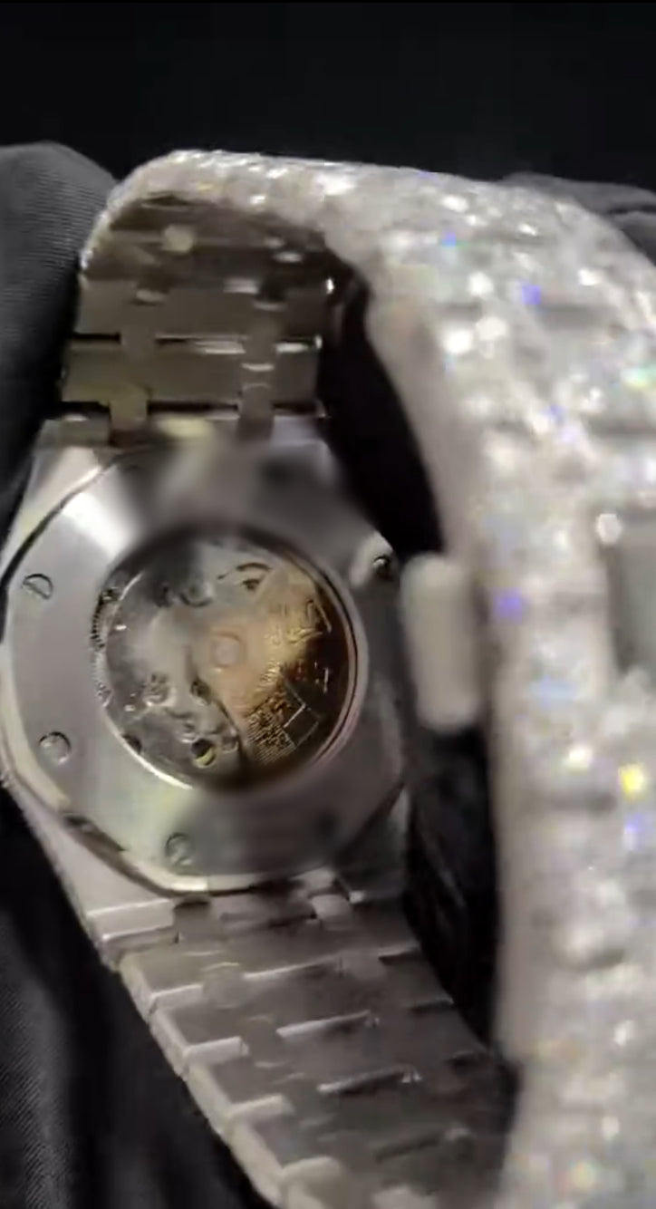 1:1 Iced Out Cursive Wrist Bling