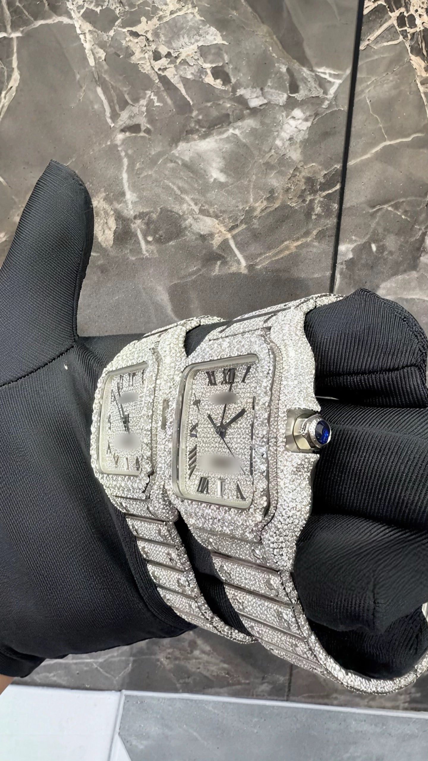 1:1 Iced Out Twin Luxury Wrist Bling