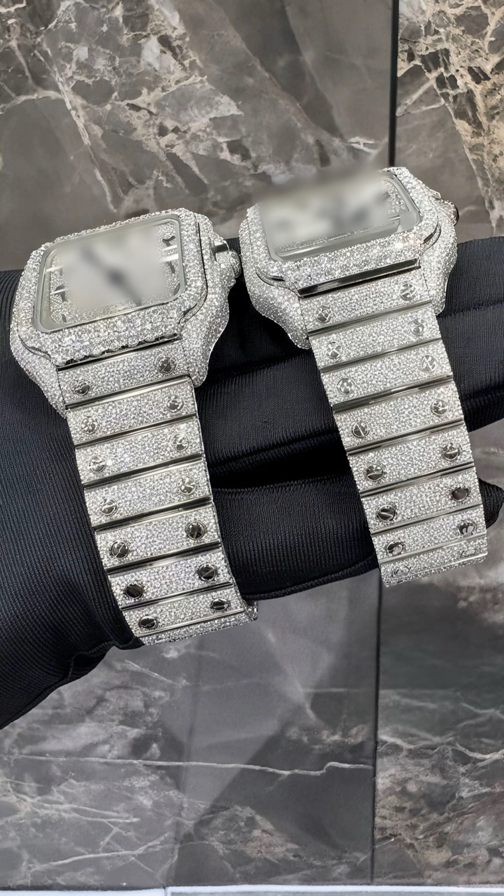 1:1 Iced Out Twin Luxury Wrist Bling