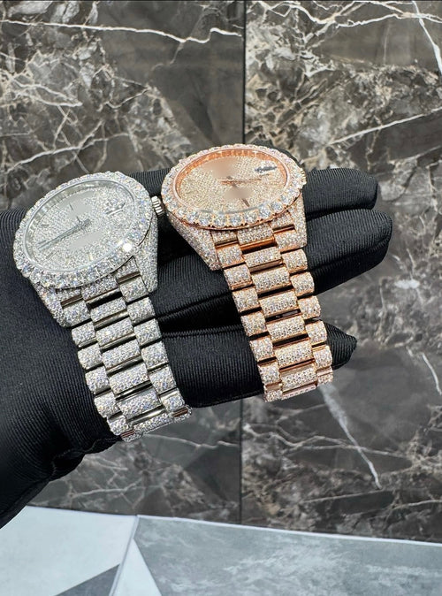 1:1 Fully Iced Out Wrist Bling Set