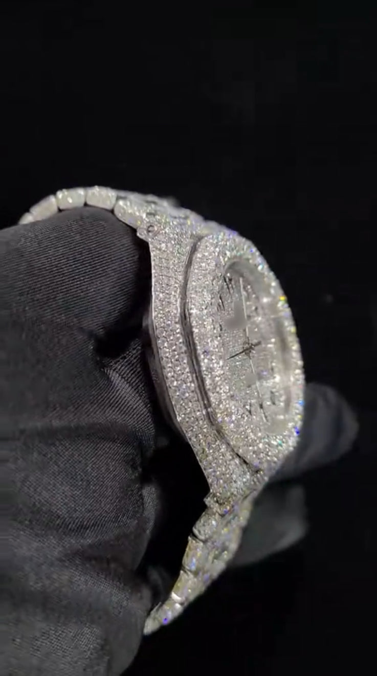 1:1 Iced Out Cursive Wrist Bling