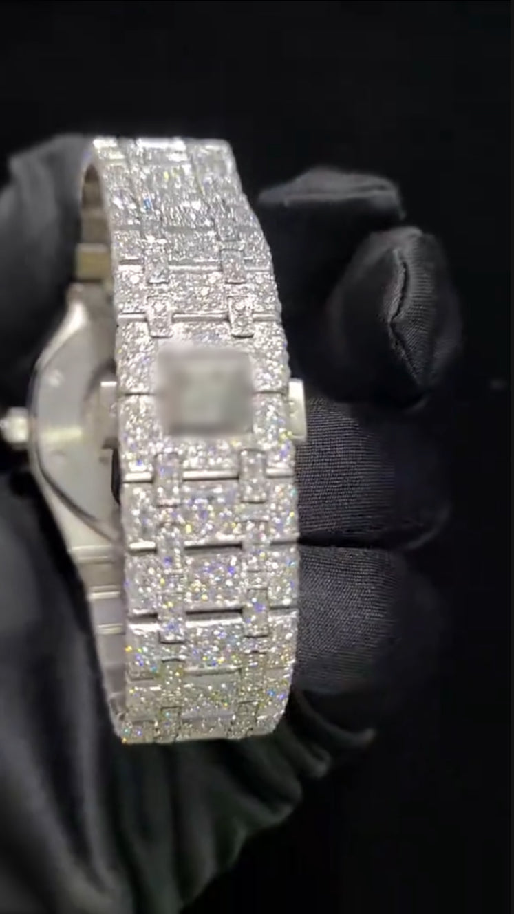 1:1 Iced Out Cursive Wrist Bling