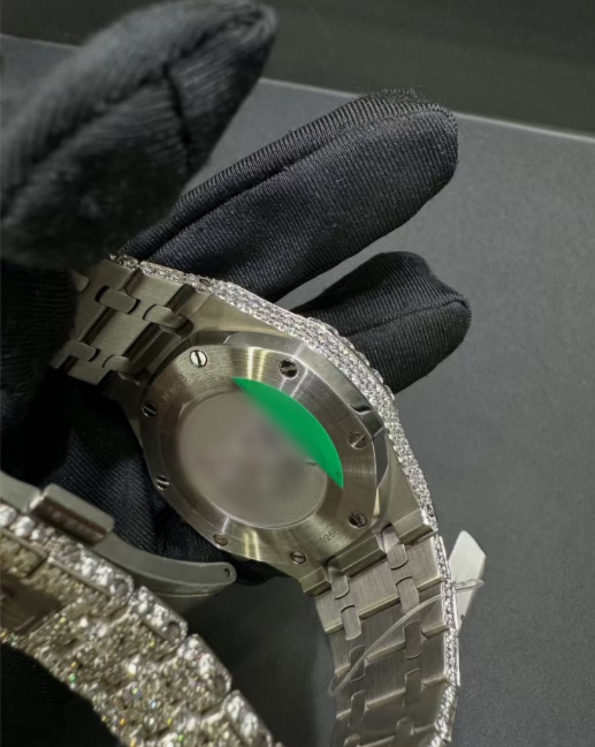 1:1 Iced Out Mini Dial Wrist Bling