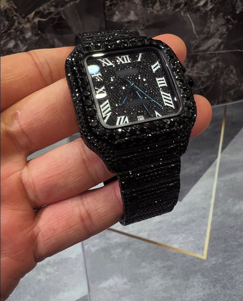 1:1 Fully Blacked Out Bussdown Wrist Bling