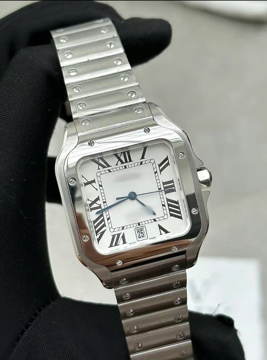 1:1 AUTOMATIC SILVER WRIST BLING