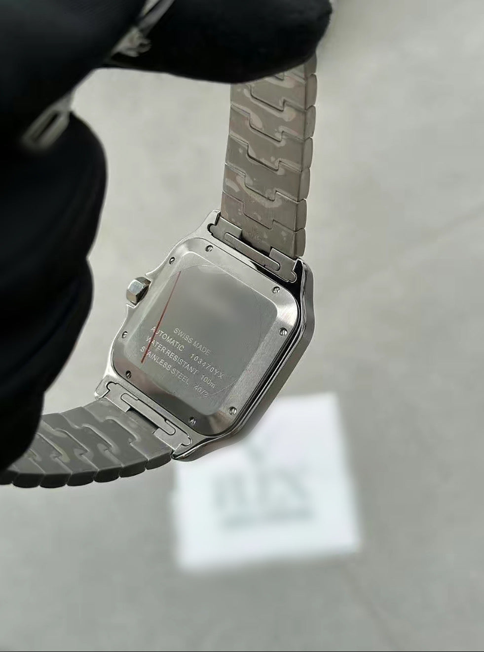 1:1 AUTOMATIC SILVER WRIST BLING